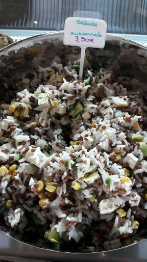 Rice Salad at Le Triple V in Caen