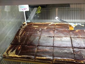 Traditional Opera cake ! True French patisserie :D at Le Triple V in Caen