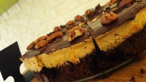 Gluten Free Cheesecake at Le Triple V in Caen