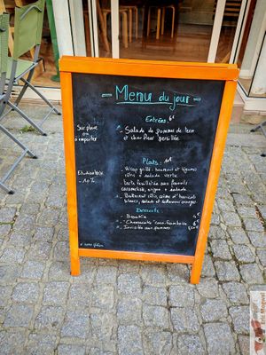 Menu of the day at Le Triple V in Caen