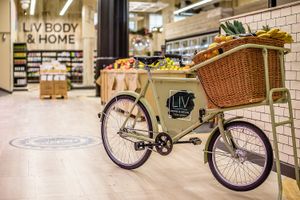 LIV Entrance at LIV Organic & Natural Food Market in Liverpool