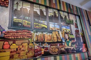 The LIV Mural at LIV Organic & Natural Food Market in Liverpool