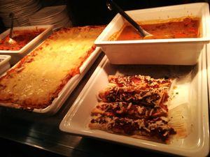 hot meals at café at LIV Organic & Natural Food Market in Liverpool