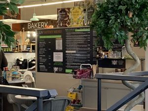 Cafe at LIV Organic & Natural Food Market in Liverpool