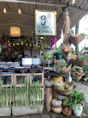   at 9 Angels Warung in Ubud
