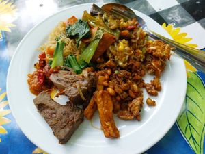 Buffet  at 9 Angels Warung in Ubud