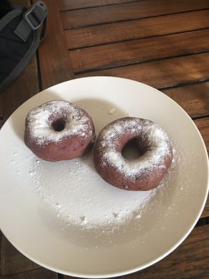 Vegan donuts at 9 Angels Warung in Ubud