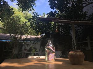 You fixe yourself and put the money on donation jar! at 9 Angels Warung in Ubud