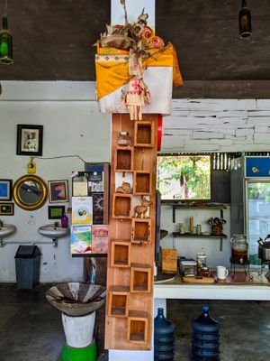 Inside of 9 Angels Warung at 9 Angels Warung in Ubud