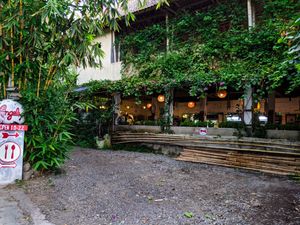 Outside of 9 Angels Warung at 9 Angels Warung in Ubud