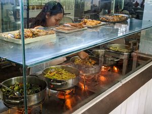 Buffet at 9 Angels Warung at 9 Angels Warung in Ubud