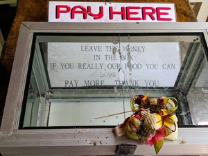 You really can pay whatever you like for your meal at 9 Angels Warung at 9 Angels Warung in Ubud