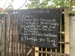 Instruction😀 at 9 Angels Warung in Ubud