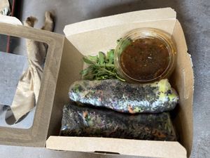 Spring rolls   at Foodstock  in Bratislava