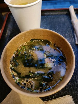 Miso soup at Foodstock  in Bratislava
