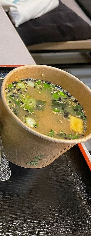 Miso soup  at Foodstock  in Bratislava