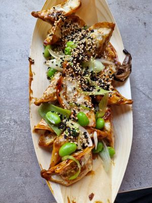 Gyozas at Foodstock  in Bratislava