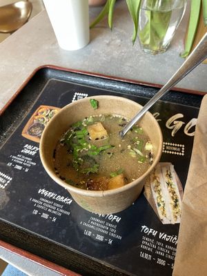 Miso Soup  at Foodstock  in Bratislava