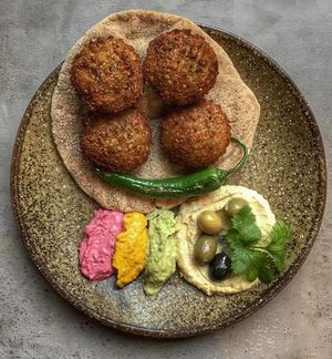 hummus at Foodstock  in Bratislava