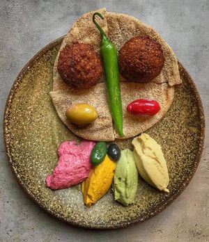 hummus at Foodstock  in Bratislava