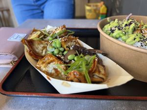 Gyozas  at Foodstock  in Bratislava