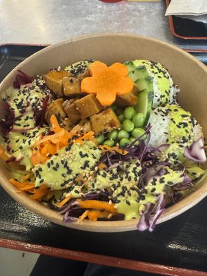 Poke bowl with tofu   at Foodstock  in Bratislava