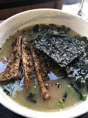 Large miso soup at Foodstock  in Bratislava