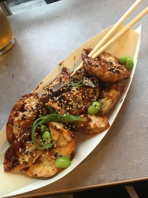 crunchy gyoza at Foodstock  in Bratislava