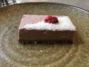 Vegan cake at Foodstock  in Bratislava