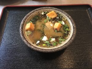 Miso soup at Foodstock  in Bratislava