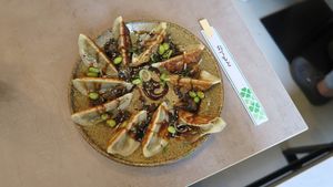 Vegetarian gyoza at Foodstock  in Bratislava