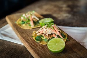 Jerk Quinoa Broccoli Wings at Jack's Bar in South East London