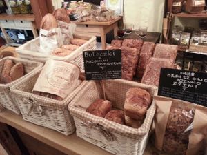 Awesome (home made) healthy organic bread! at Naturalny Sklepik in Krakow