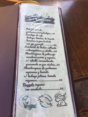 Vegan Options at Petite Sophie at Petite Sophie in Mahon