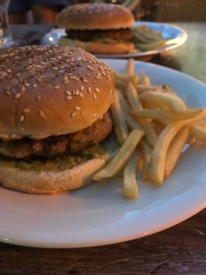 Red bean burger!  at Petite Sophie in Mahon