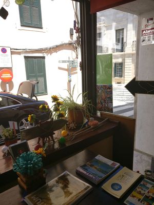The cafe at Petite Sophie in Mahon