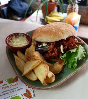 Haburgesa jackfruit at Petite Sophie in Mahon