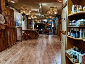 View of inside of Nourish Kafe (Dec-2019) at Atman Nourish Kafe in Ubud