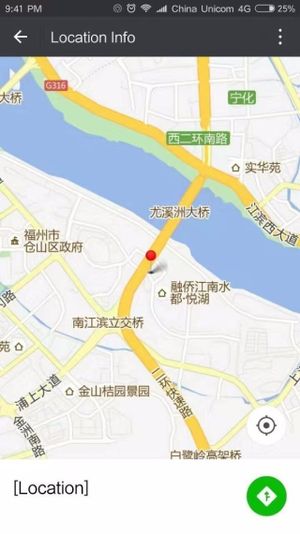 Map location at VF Shu Shi Shang in Fuzhou