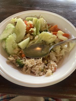   at Wonderland Healing Center Vegan Buffet in Koh Phangan