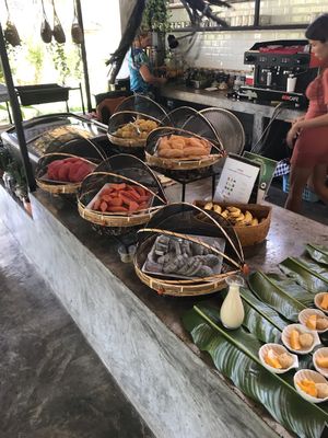 Fruit at Wonderland Healing Center Vegan Buffet in Koh Phangan