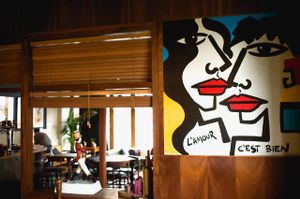 Designer decor  at Haunt in North London