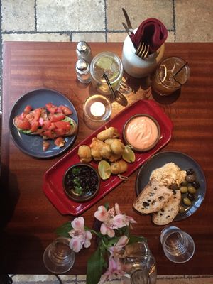 Deep fried guacamole  at Haunt in North London
