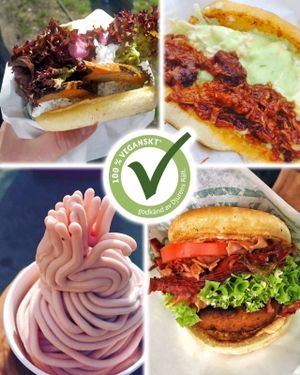 The menu photo at Vegan Soul Train's - Bumble Vee - Food Wagon in Stockholm