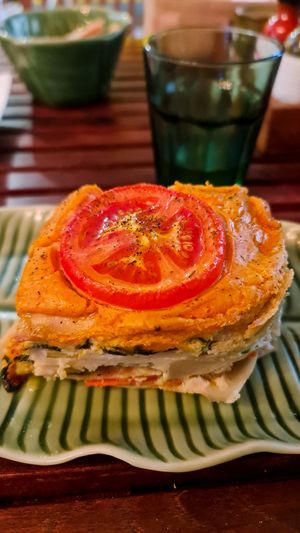 Vegan lasagne 😋 at Barefood Bangkok in Bangkok