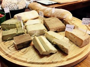 Cashew NutCheese Varieties--non dairy; plant-base only at Barefood Bangkok in Bangkok