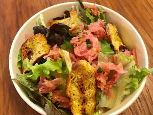 Mixed Salad and Raw Kraut at Barefood Bangkok in Bangkok