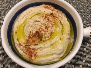 Kyon Delicious -soybean hummus at Barefood Bangkok in Bangkok