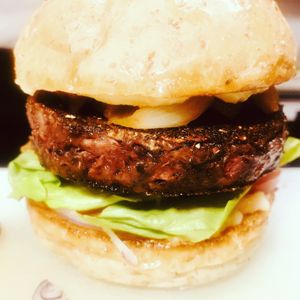 Barefood All Plants Burger at Barefood Bangkok in Bangkok