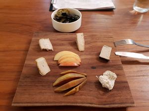 The cheese plate at Barefood Bangkok in Bangkok